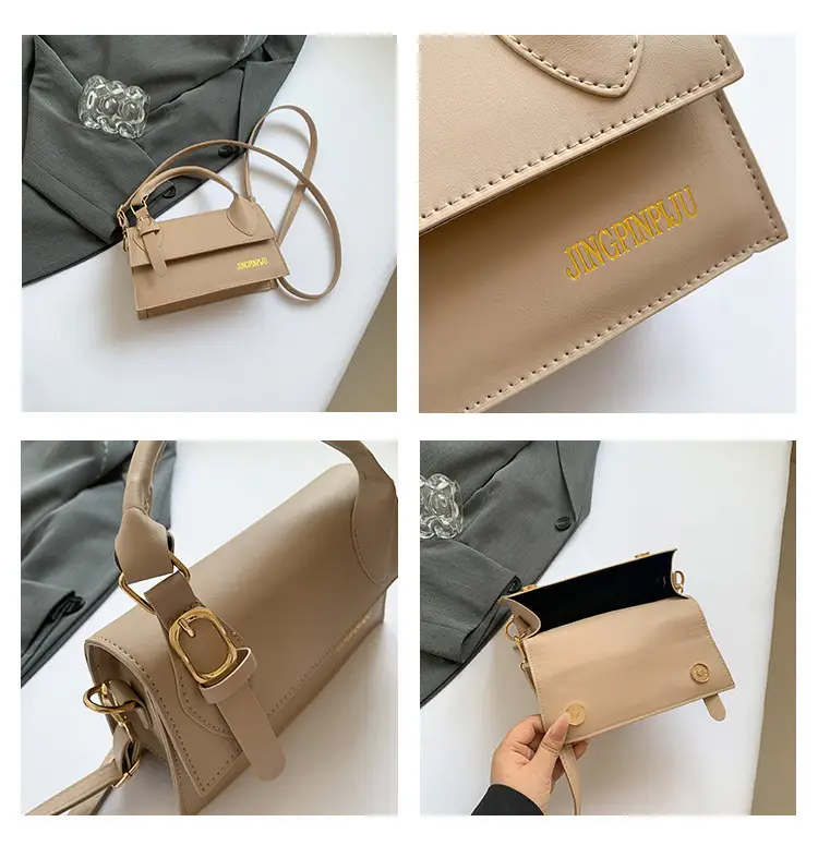 Trendy Silver Square Shoulder Bag for Women — feature 9