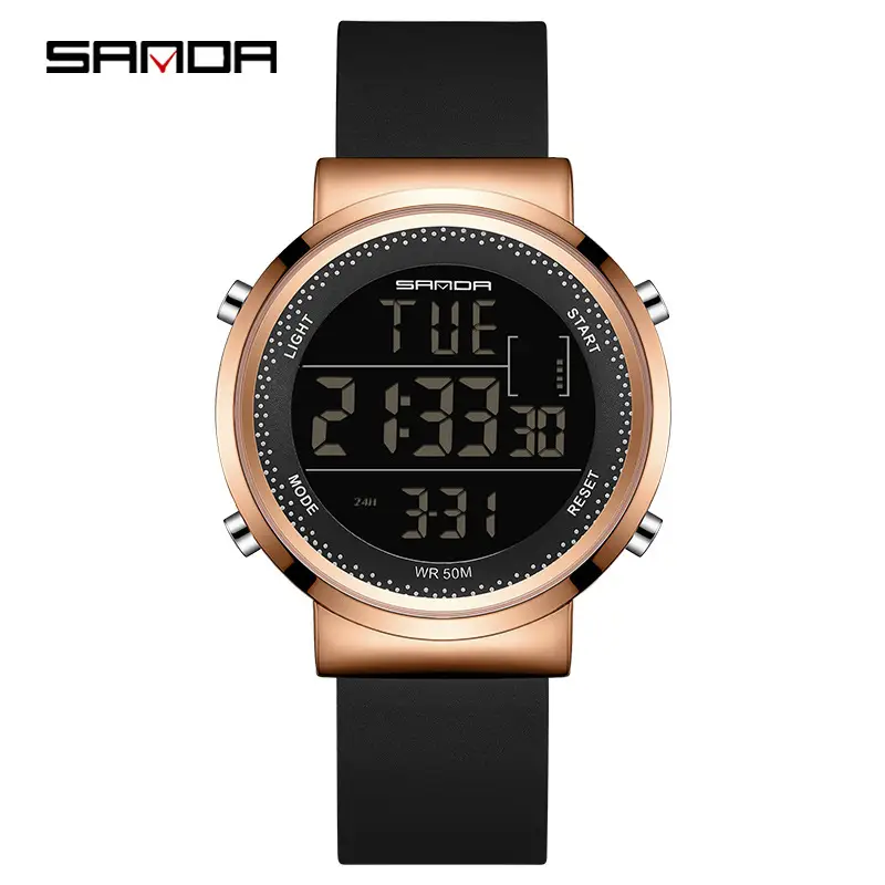 Sanda Digital Watch Large Screen Waterproof Unisex - Image 6