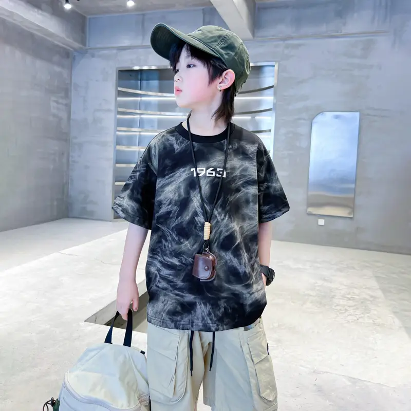 Boys Tie-Dye Short Sleeve T-Shirt 2026