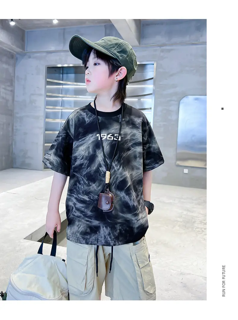 Boys Tie-Dye Short Sleeve T-Shirt 2026 — feature 9
