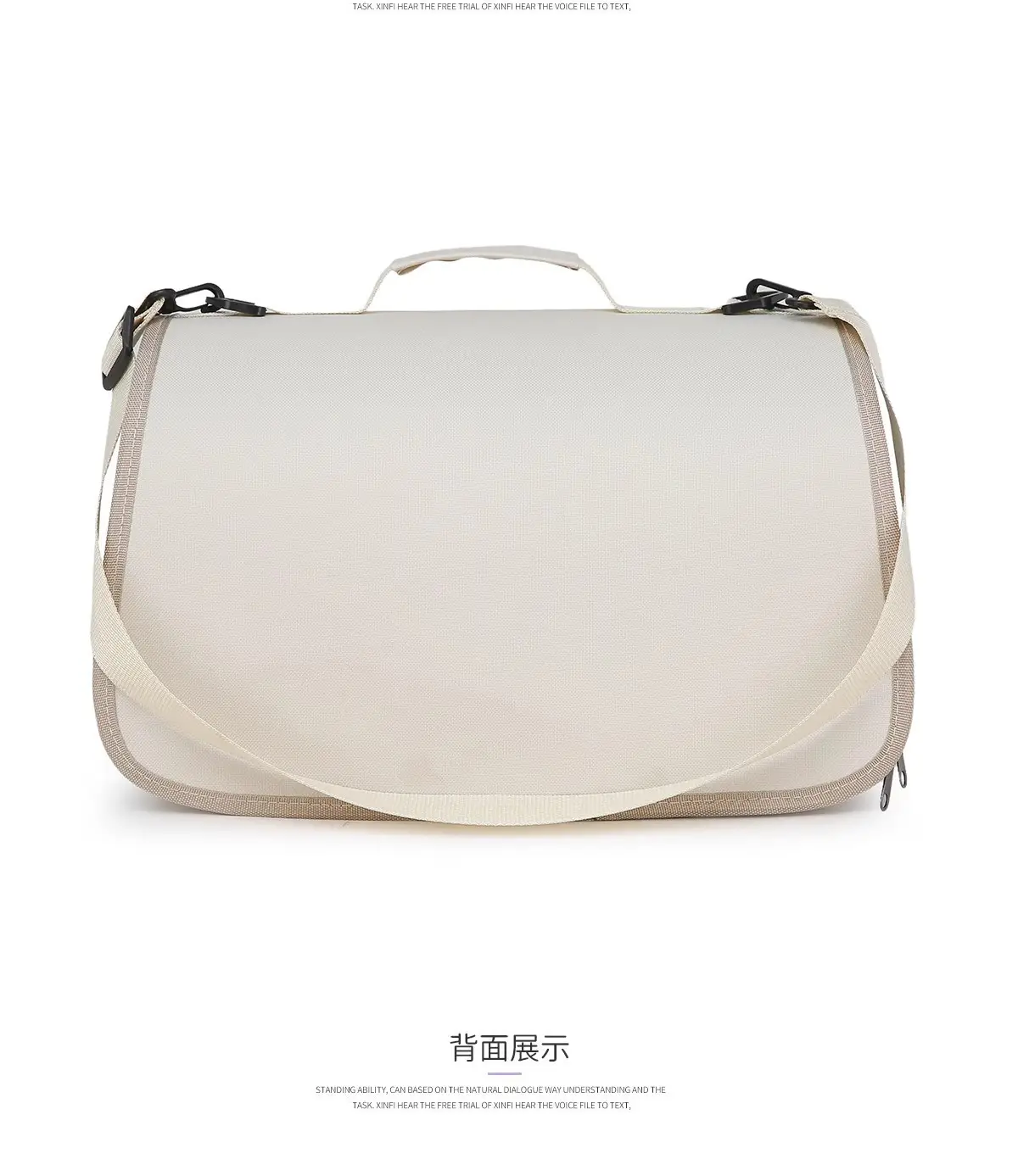 Pet Bag Large Opening White Portable Cat Dog Bag — feature 29