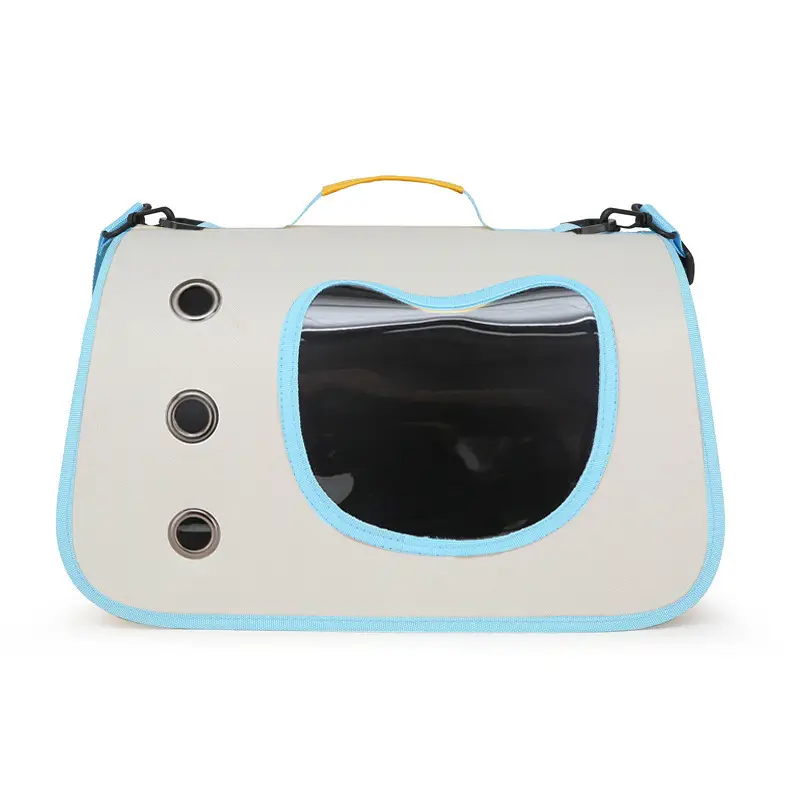 Pet Bag Large Opening White Portable Cat Dog Bag - Image 2