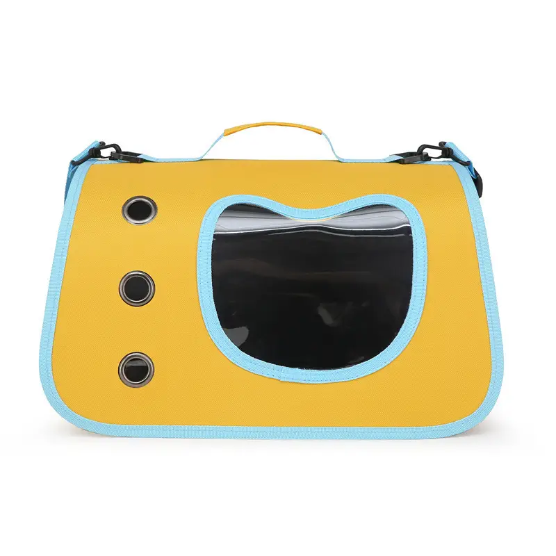 Pet Bag Large Opening White Portable Cat Dog Bag - Image 5