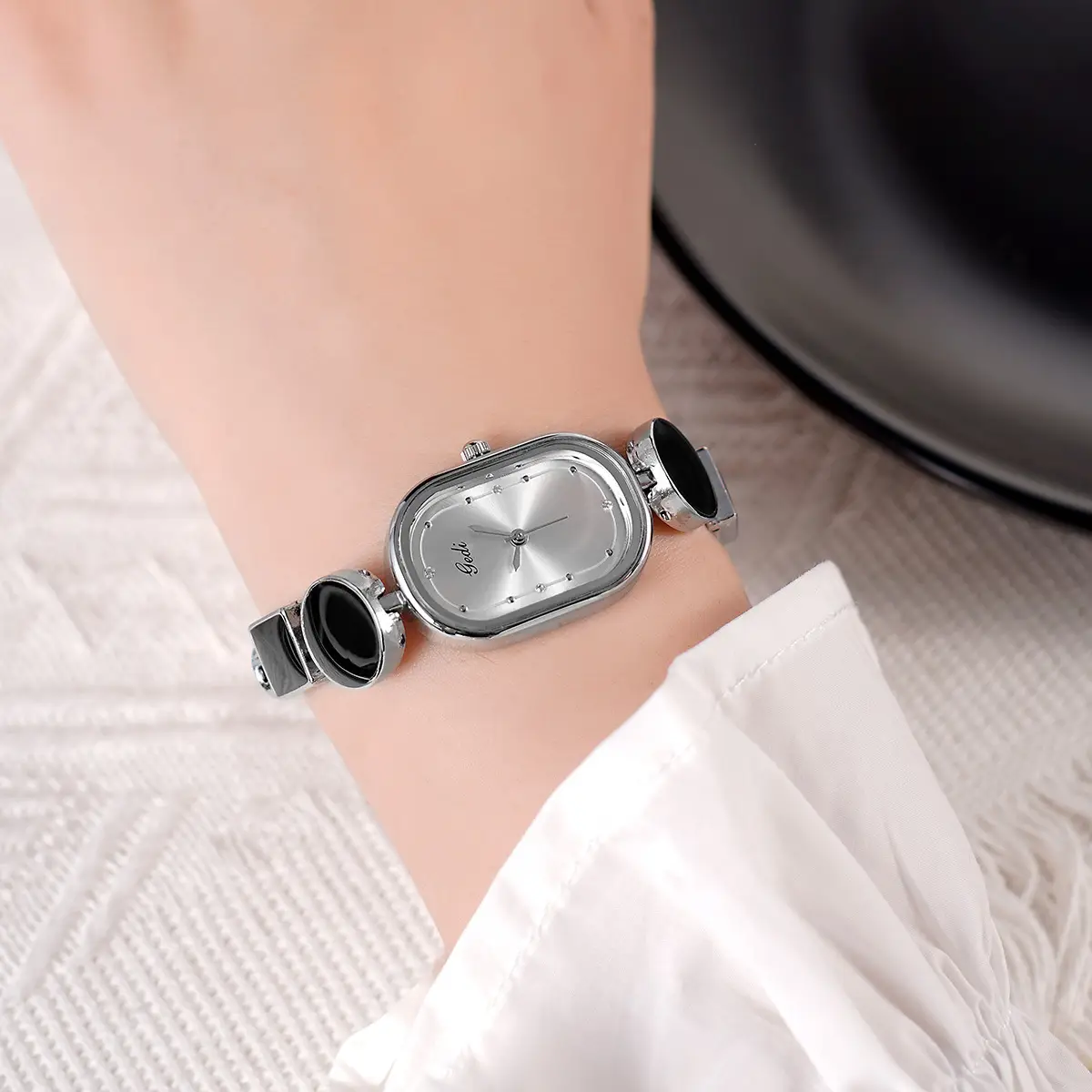 Goldie Irregular Oval Quartz Watch for Women