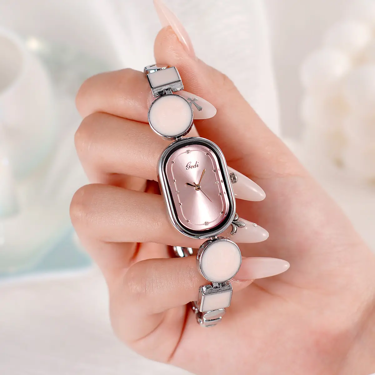 Goldie Irregular Oval Quartz Watch for Women