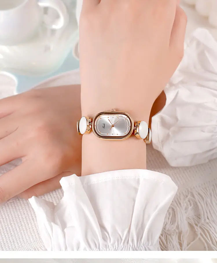 Goldie Irregular Oval Quartz Watch for Women — feature 12