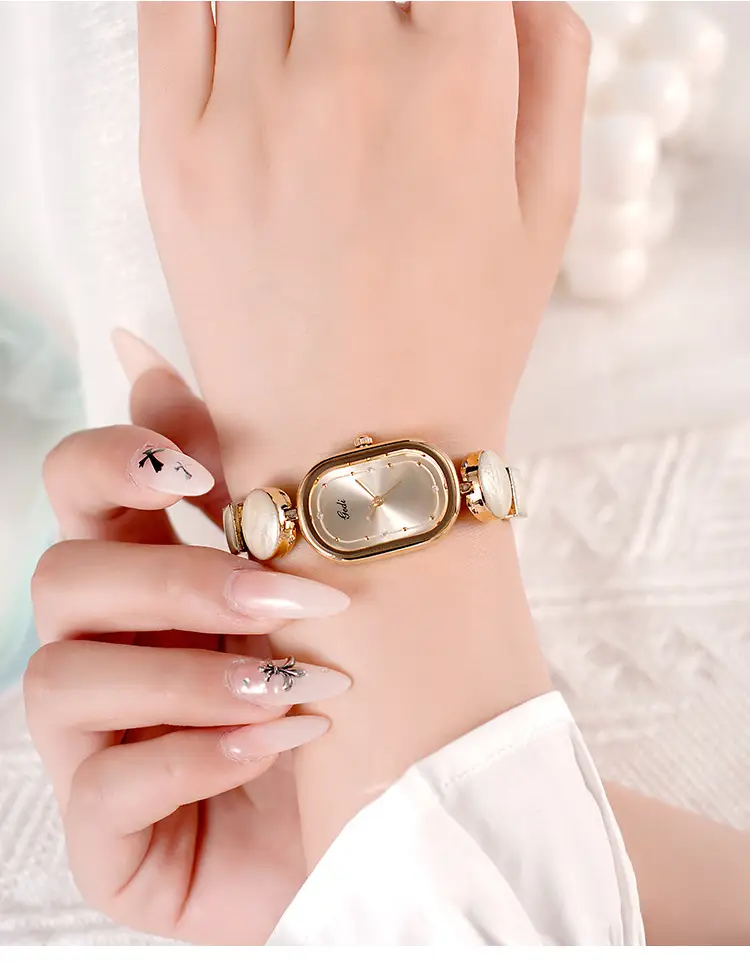 Goldie Irregular Oval Quartz Watch for Women — feature 15