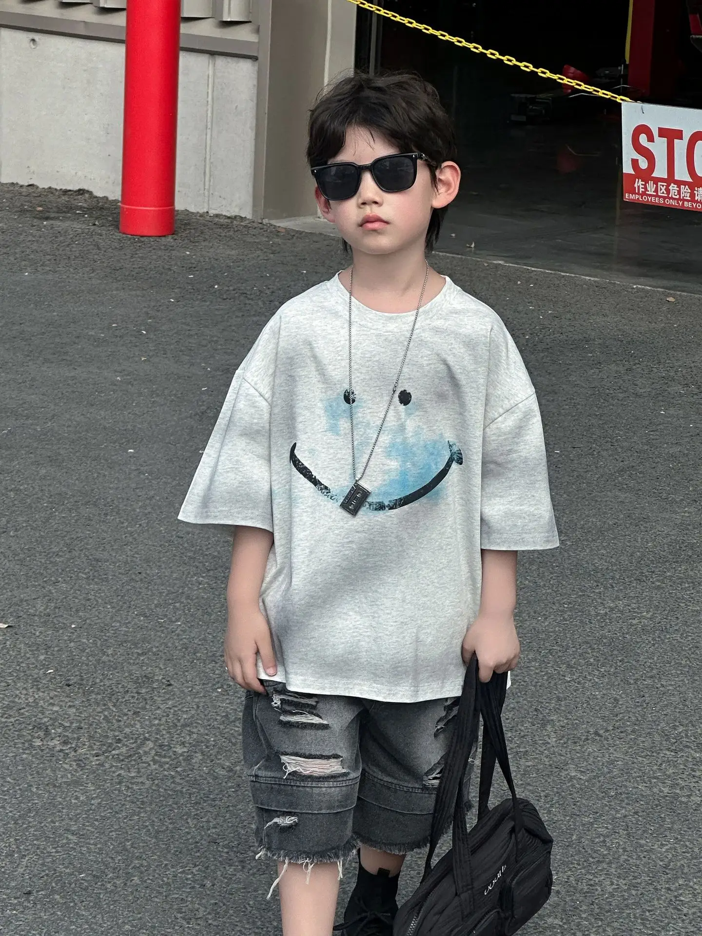 Boys Printed Cotton T-Shirt Short Sleeve 2025 - Image 2