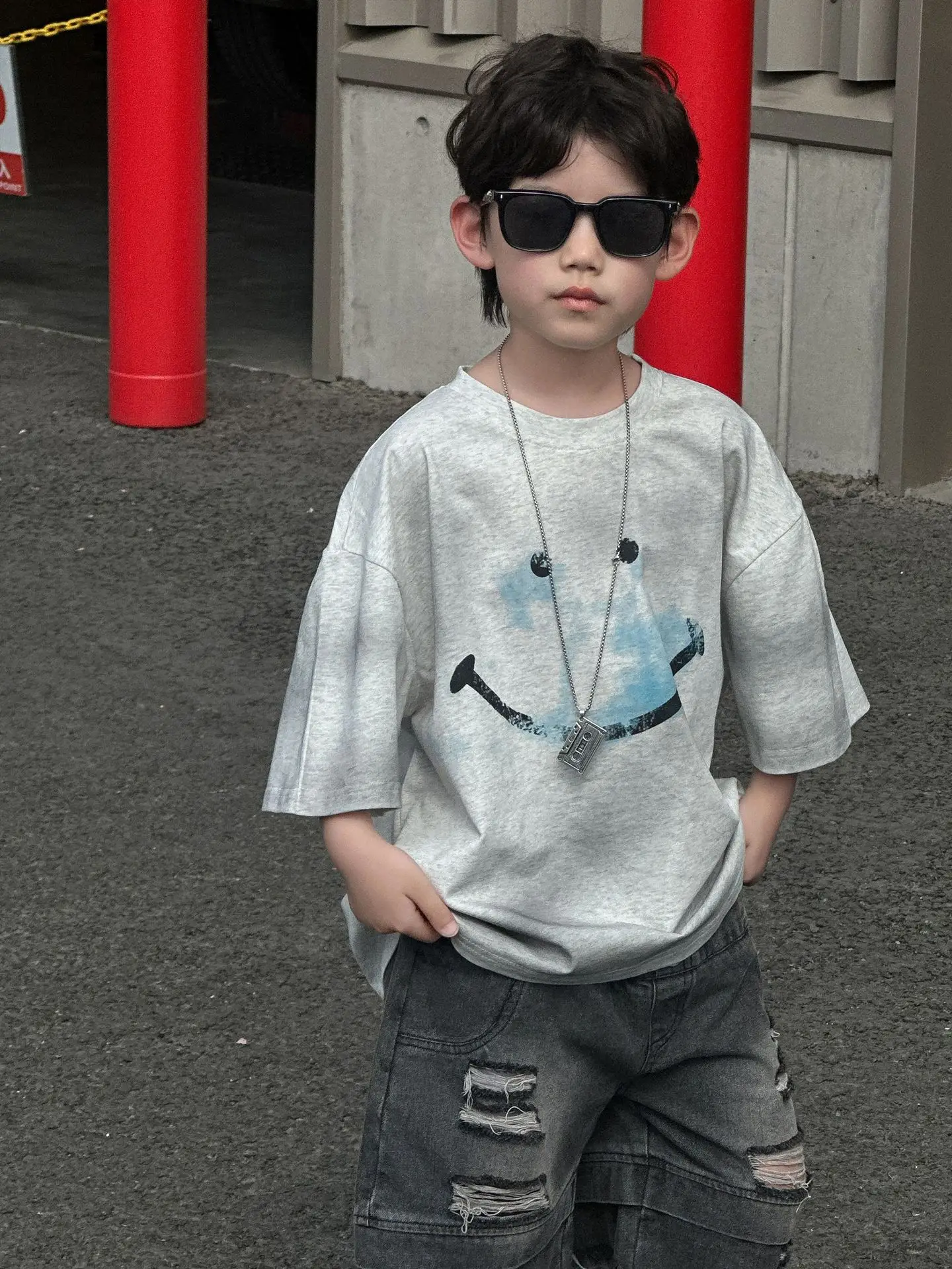 Boys Printed Cotton T-Shirt Short Sleeve 2025 - Image 3