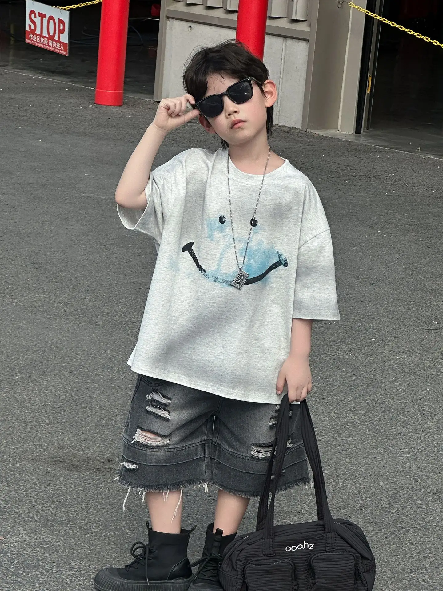 Boys Printed Cotton T-Shirt Short Sleeve 2025 - Image 5