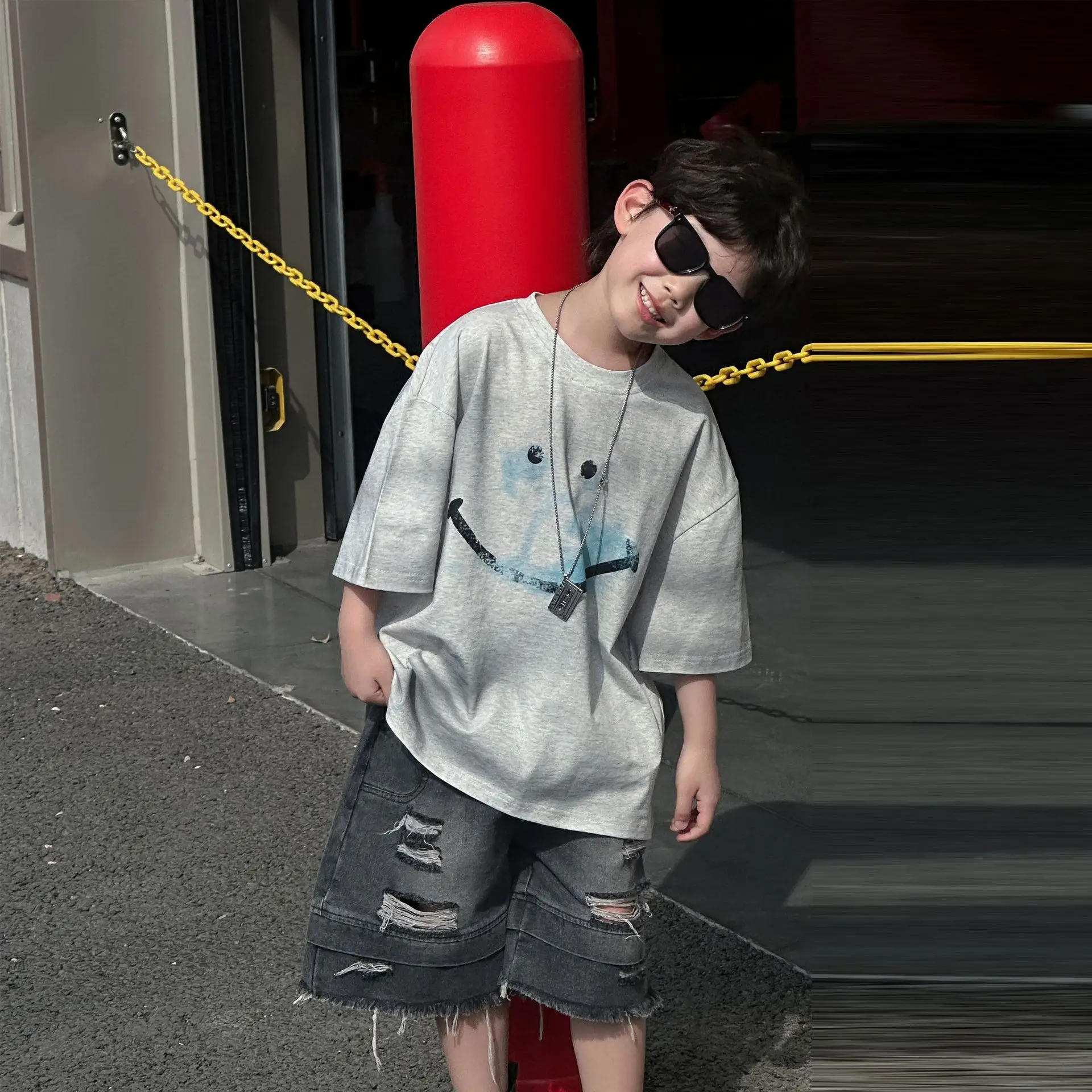 Boys Printed Cotton T-Shirt Short Sleeve 2025 — feature 11