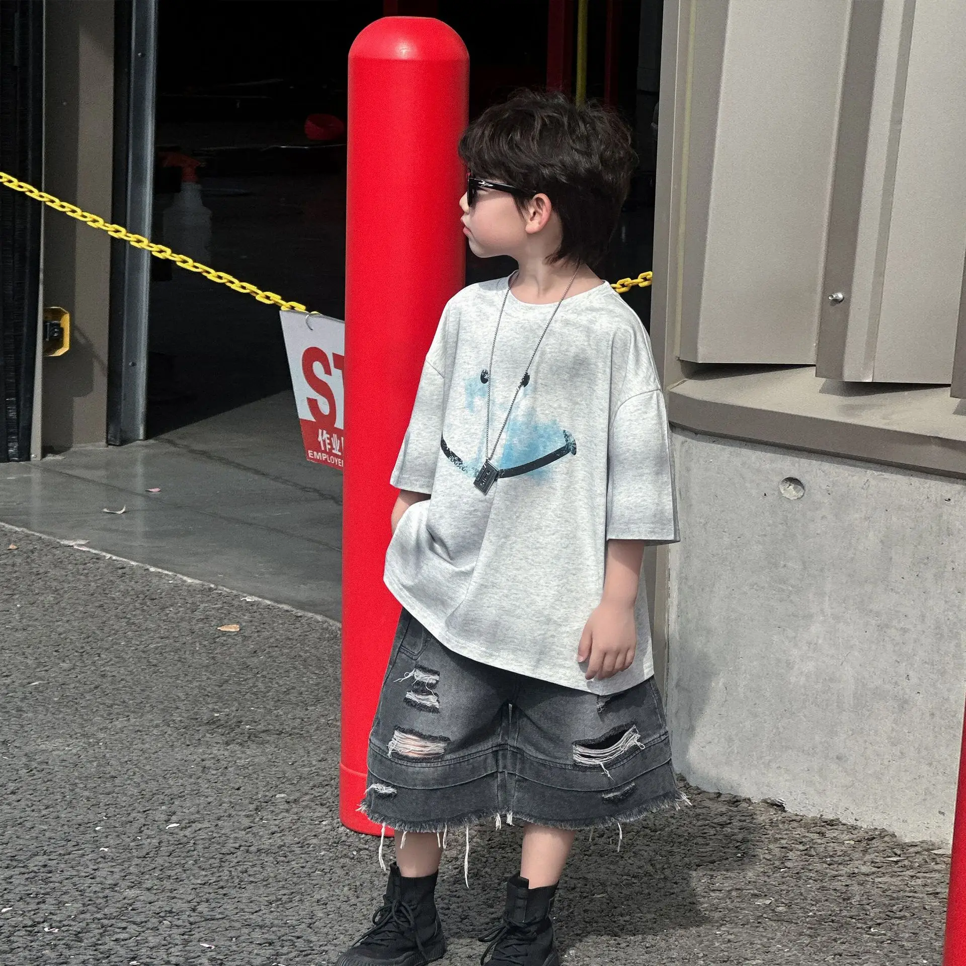 Boys Printed Cotton T-Shirt Short Sleeve 2025 — feature 12