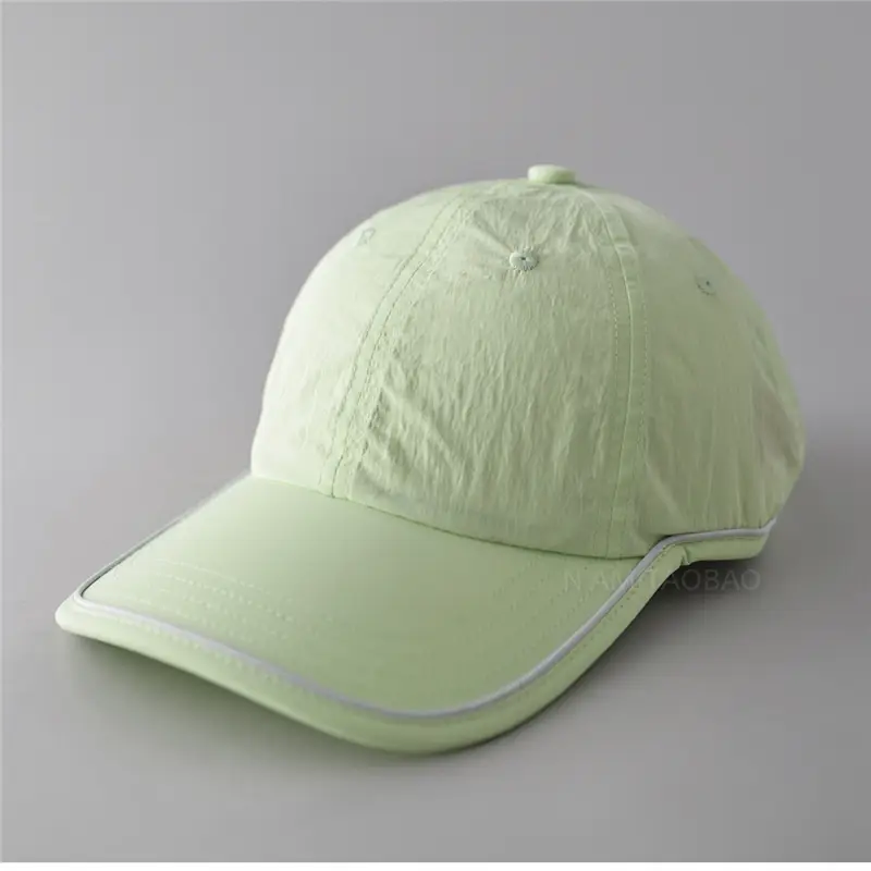 Pink Baseball Cap with White Trim - Image 8