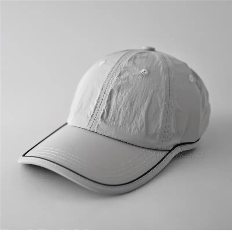 Pink Baseball Cap with White Trim - Image 11