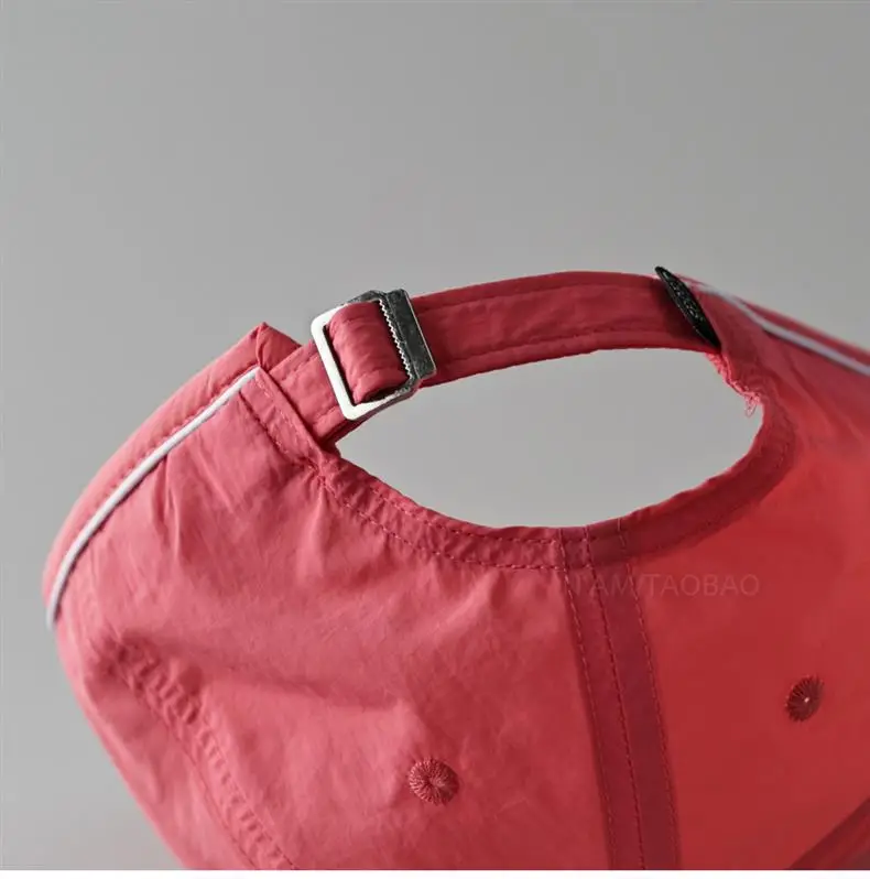 Pink Baseball Cap with White Trim — feature 15