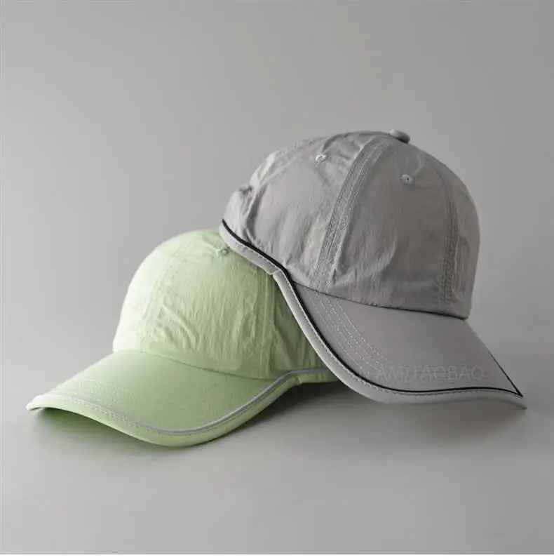 Pink Baseball Cap with White Trim — feature 16