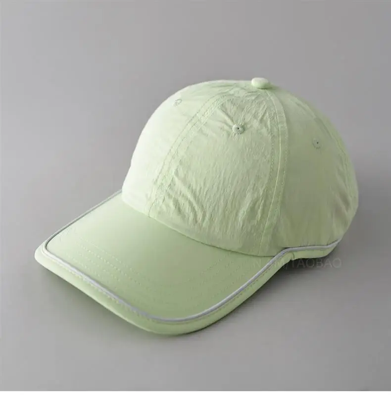Pink Baseball Cap with White Trim — feature 17