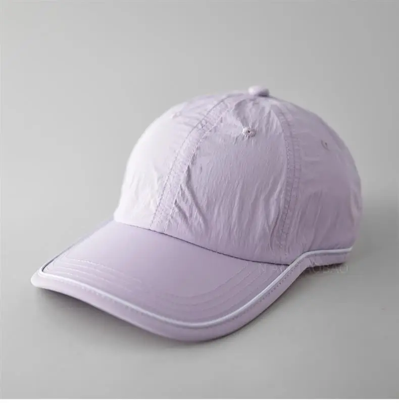 Pink Baseball Cap with White Trim — feature 5