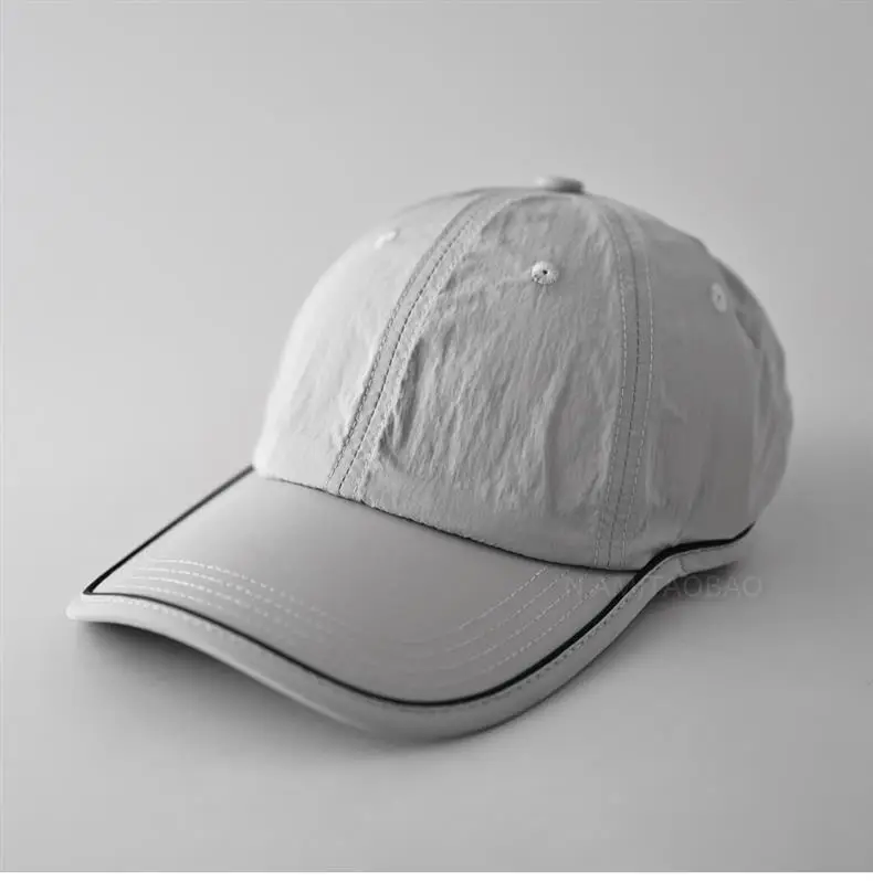 Pink Baseball Cap with White Trim — feature 6