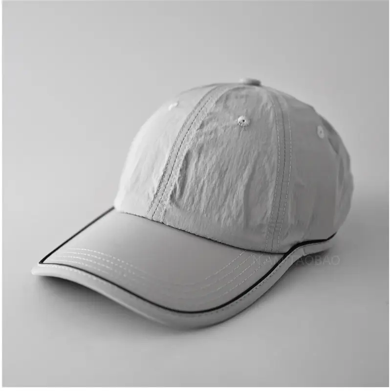 Pink Baseball Cap with White Trim - Image 2