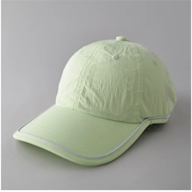 Pink Baseball Cap with White Trim - Image 5