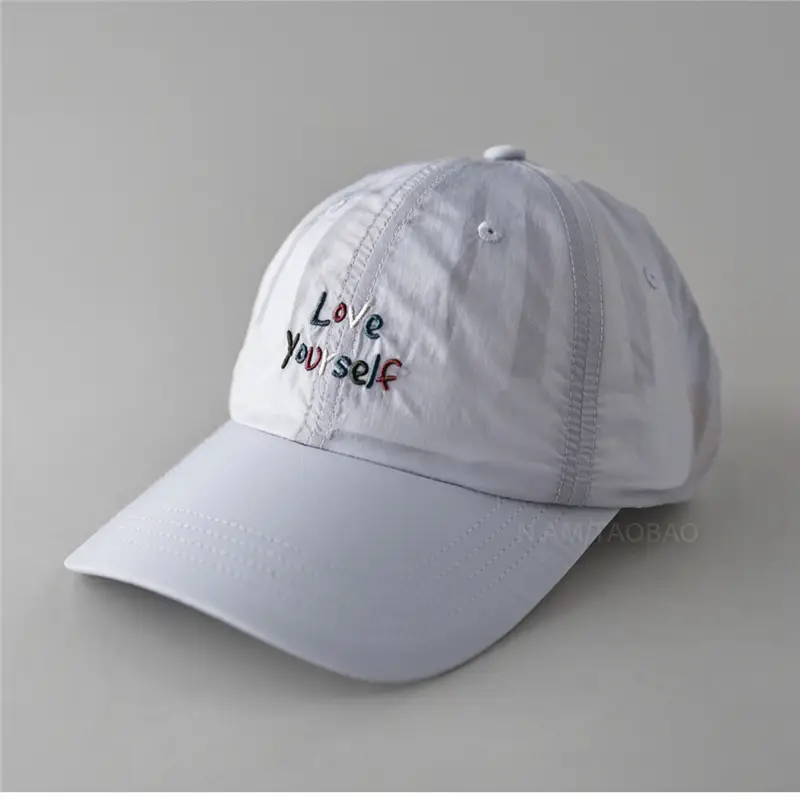 White Embroidered Baseball Cap for Men Women - Image 8