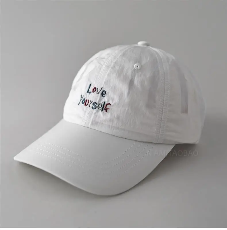 White Embroidered Baseball Cap for Men Women — feature 3