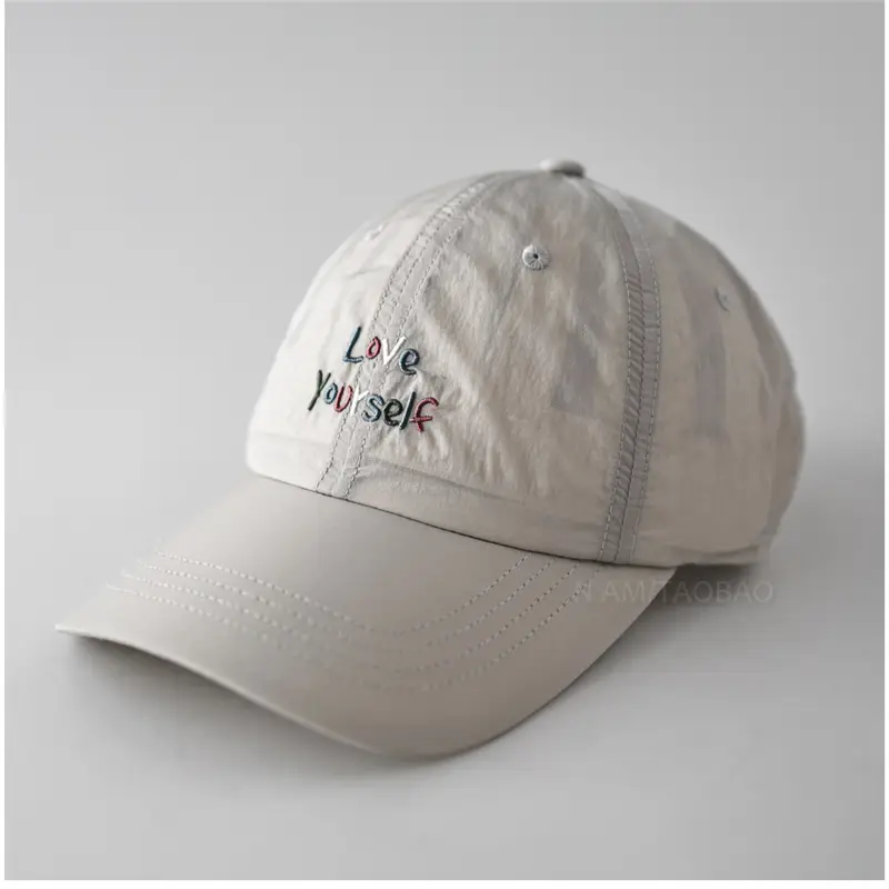 White Embroidered Baseball Cap for Men Women - Image 2