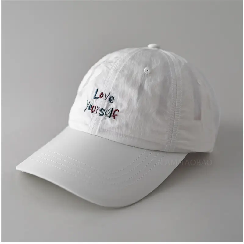 White Embroidered Baseball Cap for Men Women - Image 4