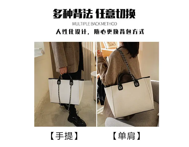 European & American Bucket Bags Large Capacity Portable Tote — feature 5