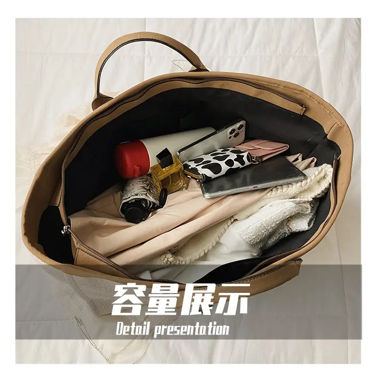 European & American Bucket Bags Large Capacity Portable Tote — feature 9