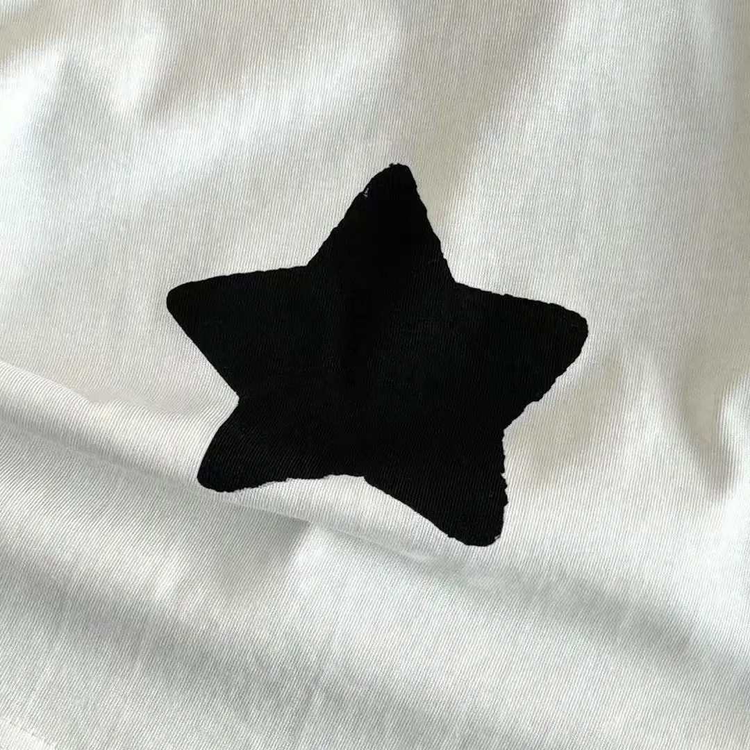 White Star Printed Boys T-Shirt Short Sleeve Cotton Summer Wear — feature 12