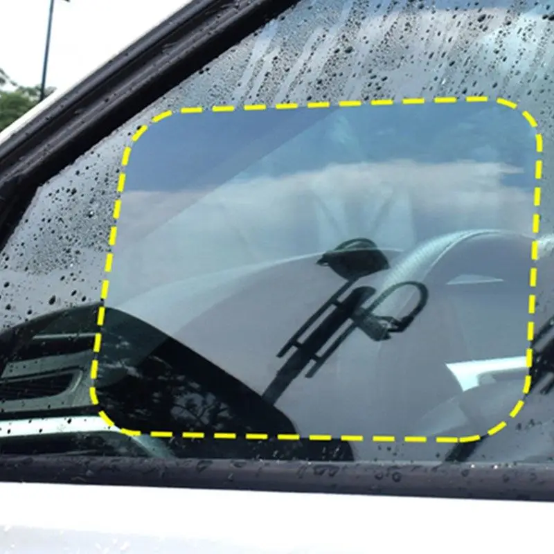 Car rearview mirror rainproof film reversing mirror film reflective rainproof anti-fog glass window rainy day artifact