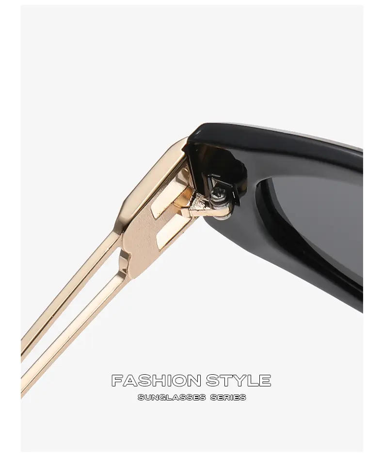 New Trendy Cat's Eye Sunglasses Anti-UV Polarized Black — feature 11