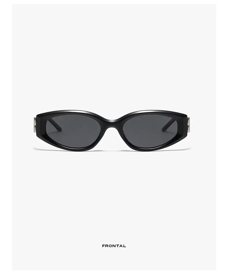 New Trendy Cat's Eye Sunglasses Anti-UV Polarized Black — feature 14
