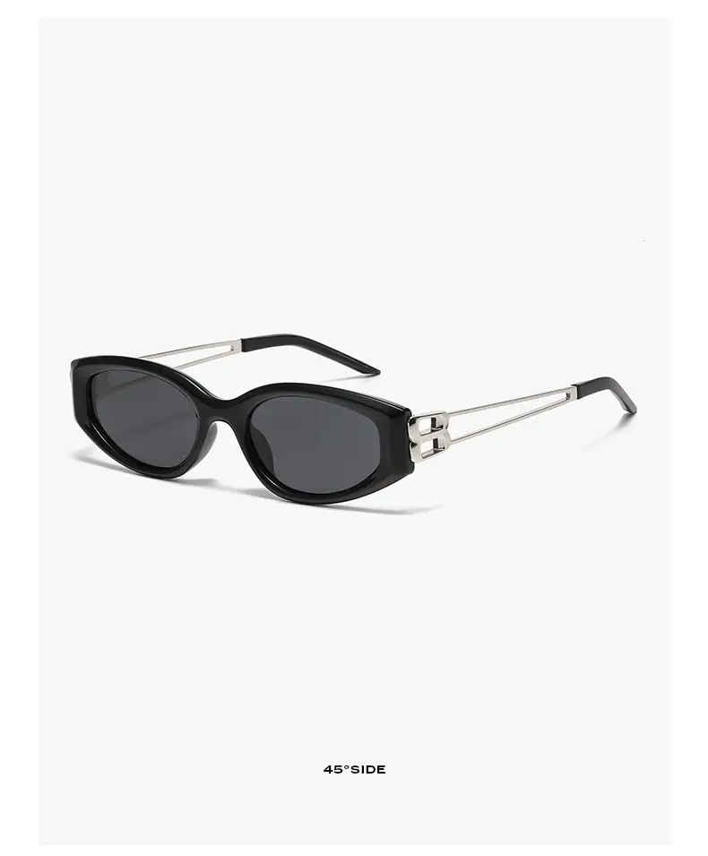 New Trendy Cat's Eye Sunglasses Anti-UV Polarized Black — feature 15