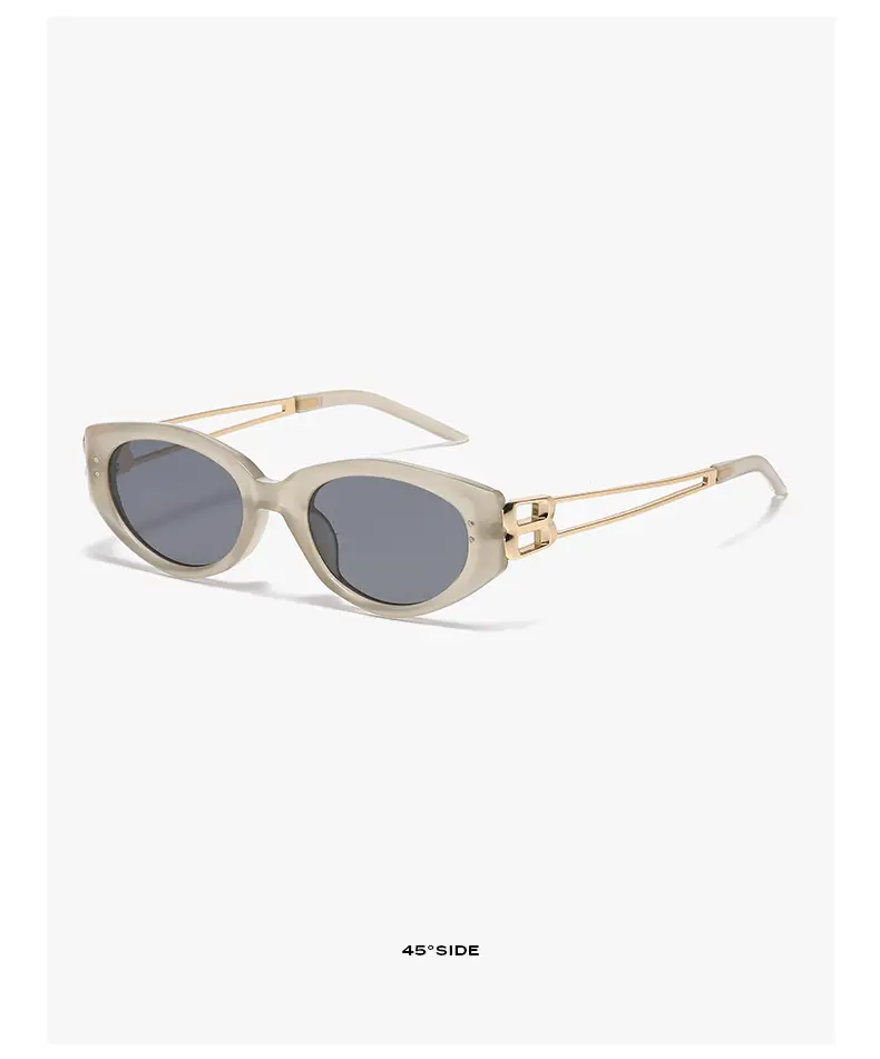 New Trendy Cat's Eye Sunglasses Anti-UV Polarized Black — feature 17