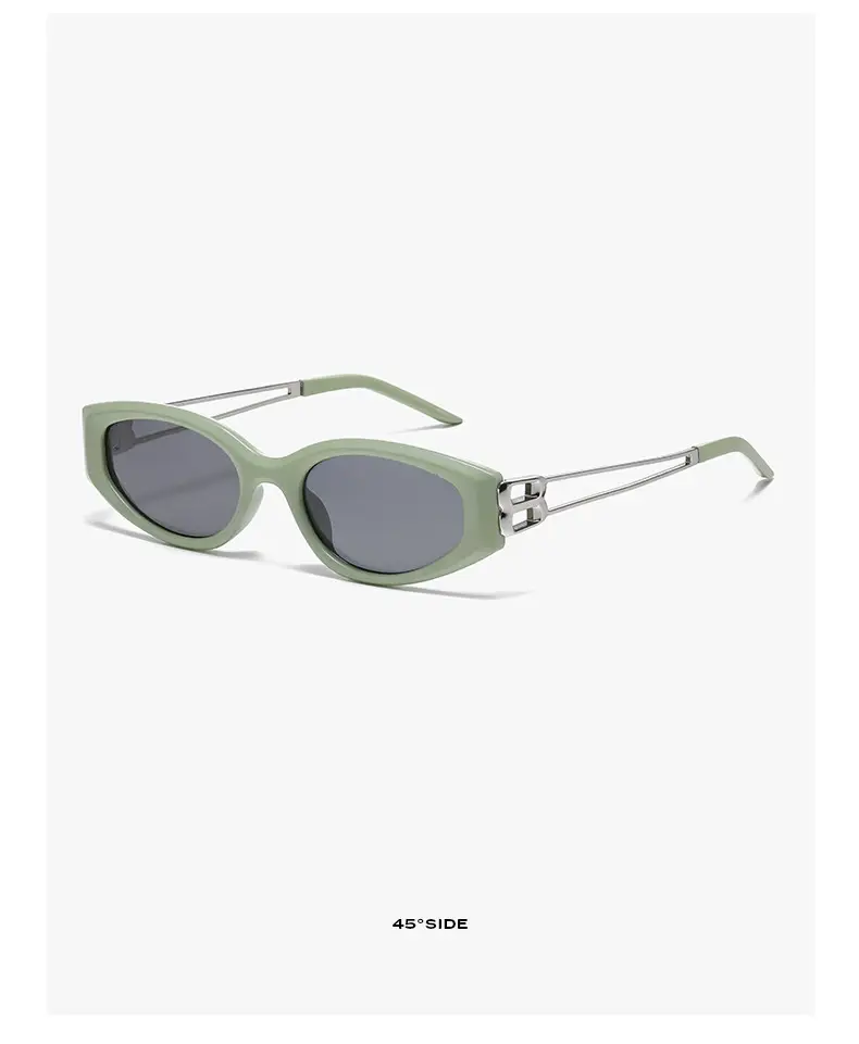 New Trendy Cat's Eye Sunglasses Anti-UV Polarized Black — feature 21
