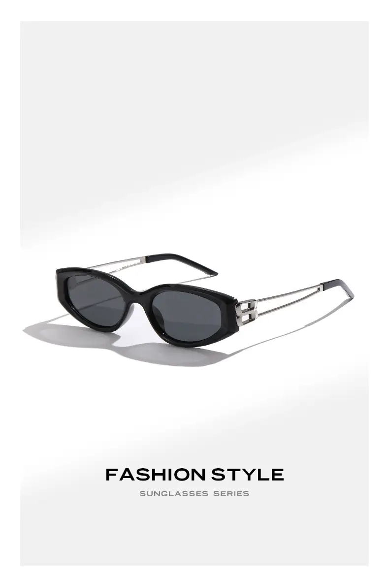 New Trendy Cat's Eye Sunglasses Anti-UV Polarized Black — feature 5