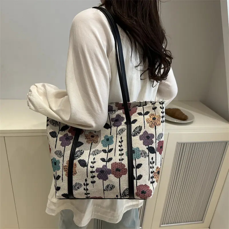 Korean Printed Armpit Bag 2025 Summer Large Capacity - Image 7