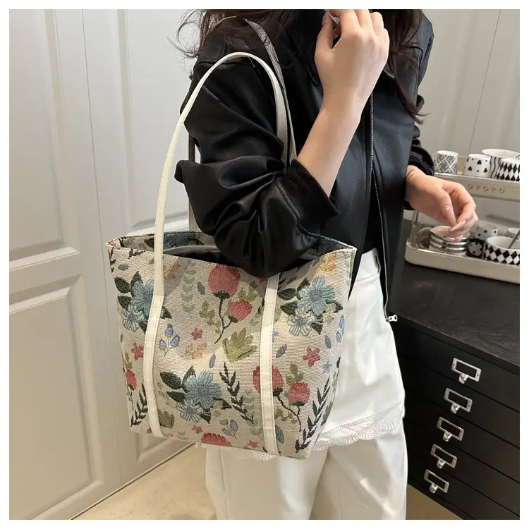 Korean Printed Armpit Bag 2025 Summer Large Capacity — feature 16