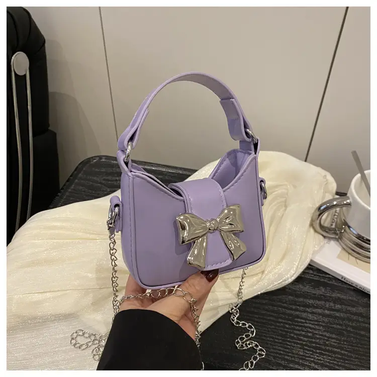 Pink Bow Mini Crossbody Shoulder Bag for Women — feature 27