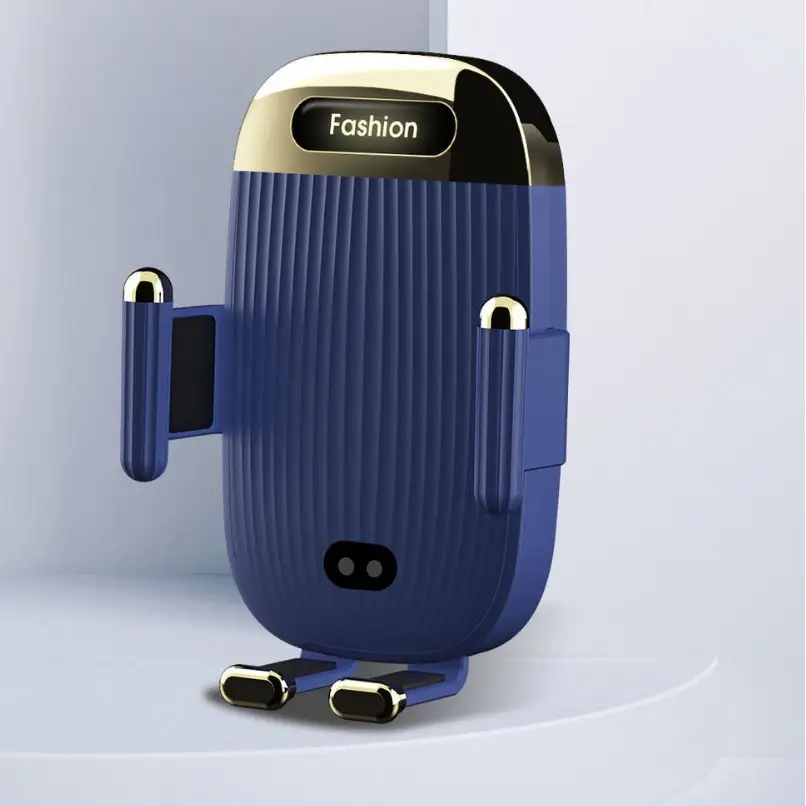 Blue Wireless Car Phone Charger with Fast Charging - Image 3