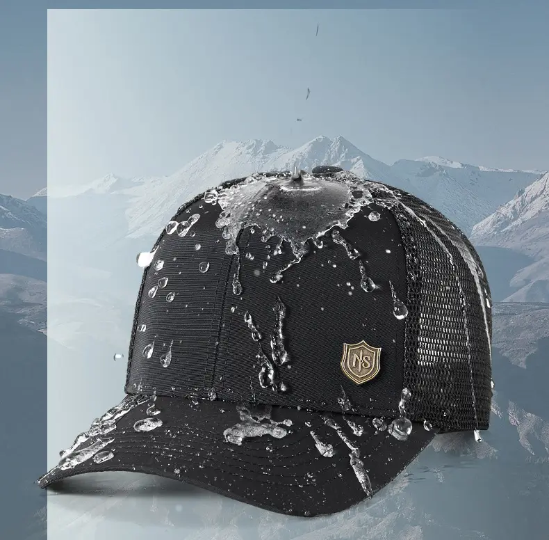 Men's Water Repellent Baseball Cap Summer Breathable Outdoor Hat — feature 12