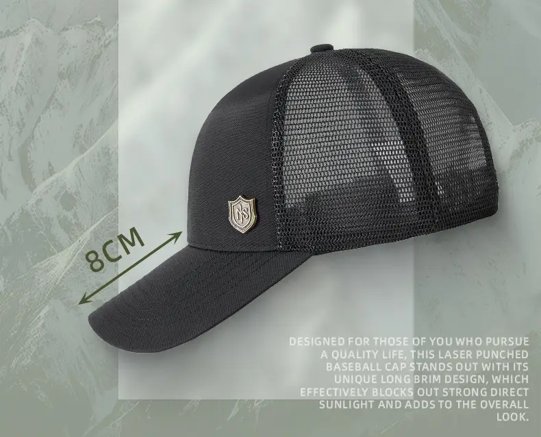 Men's Water Repellent Baseball Cap Summer Breathable Outdoor Hat — feature 22