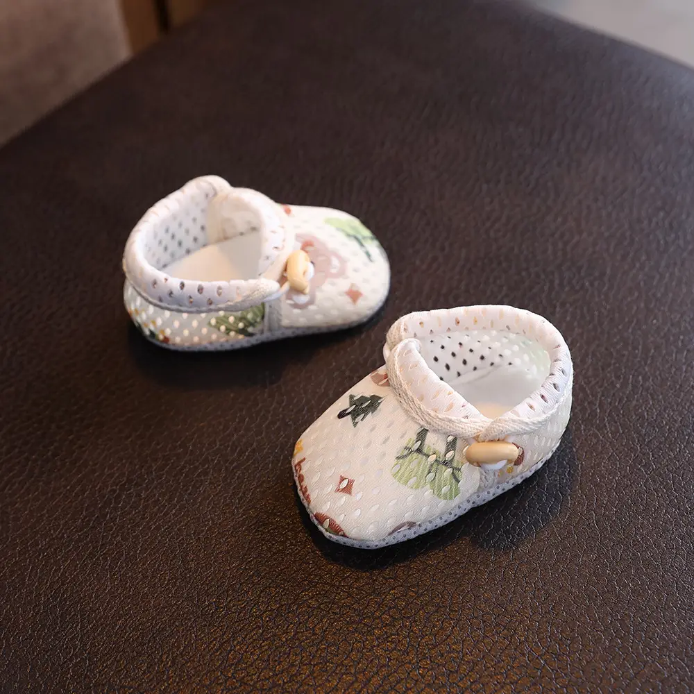 Baby Sandals Mesh Hole Summer Toddler Shoes Soft Bottom Non-slip