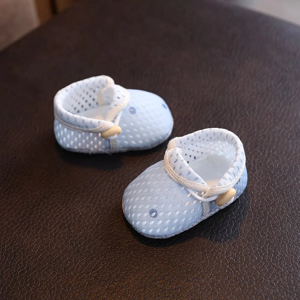 Baby Sandals Mesh Hole Summer Toddler Shoes Soft Bottom Non-slip