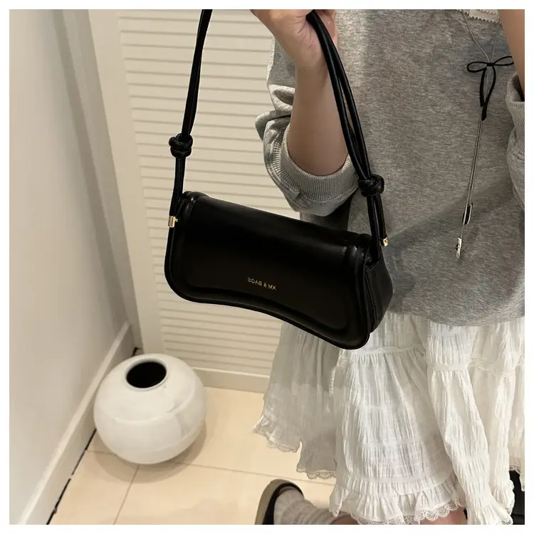 Black Crossbody Bag with Adjustable Strap — feature 39