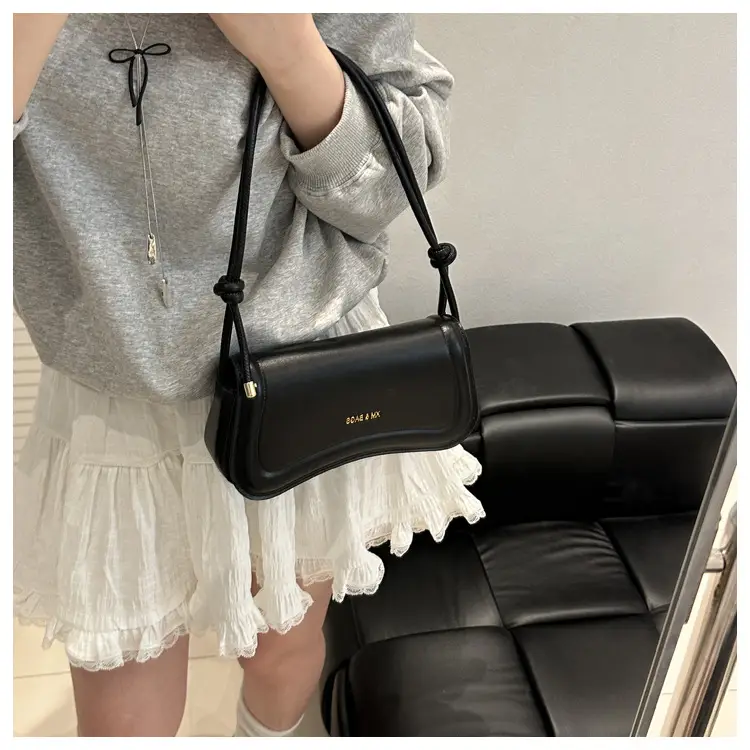 Black Crossbody Bag with Adjustable Strap — feature 41