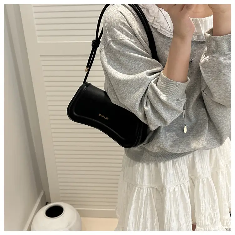 Black Crossbody Bag with Adjustable Strap — feature 42